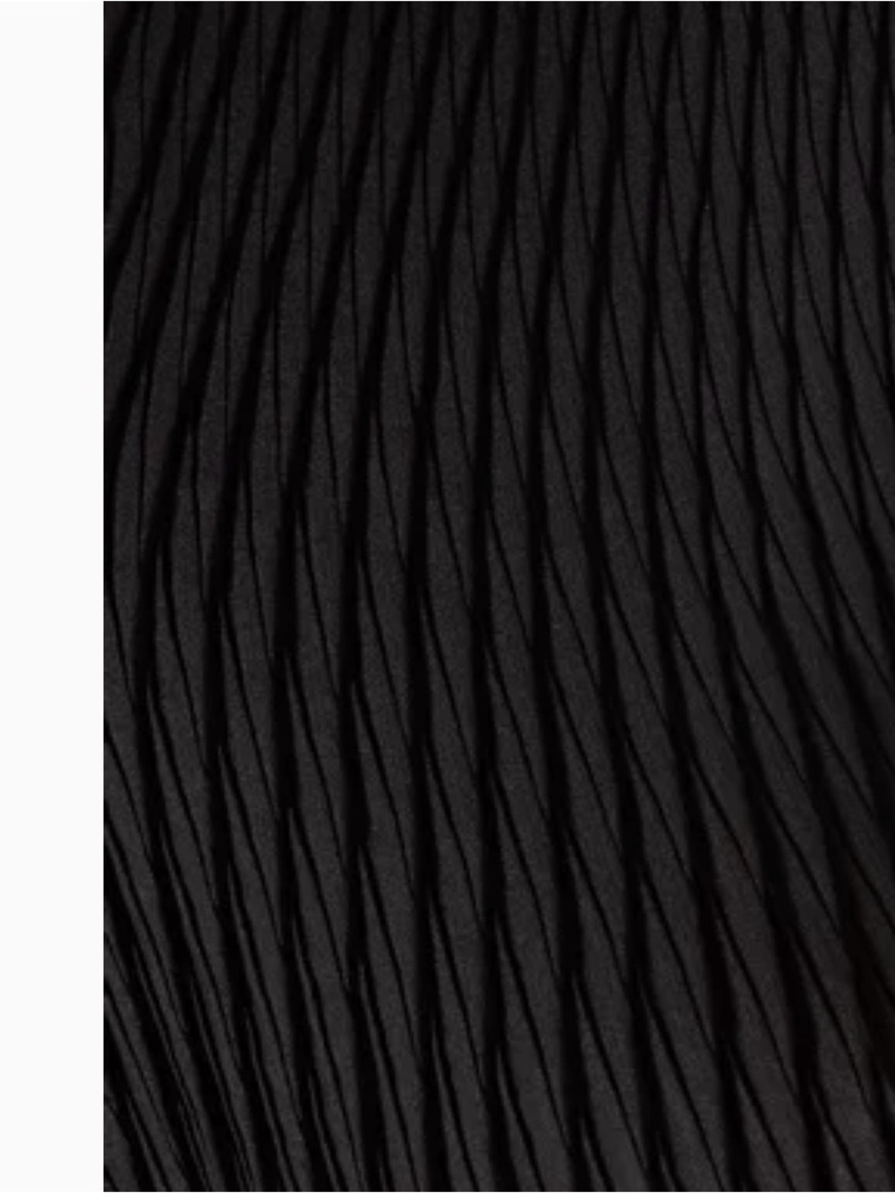 COS SET black polyester recycled pleated Size 2 - Picture 3 of 14